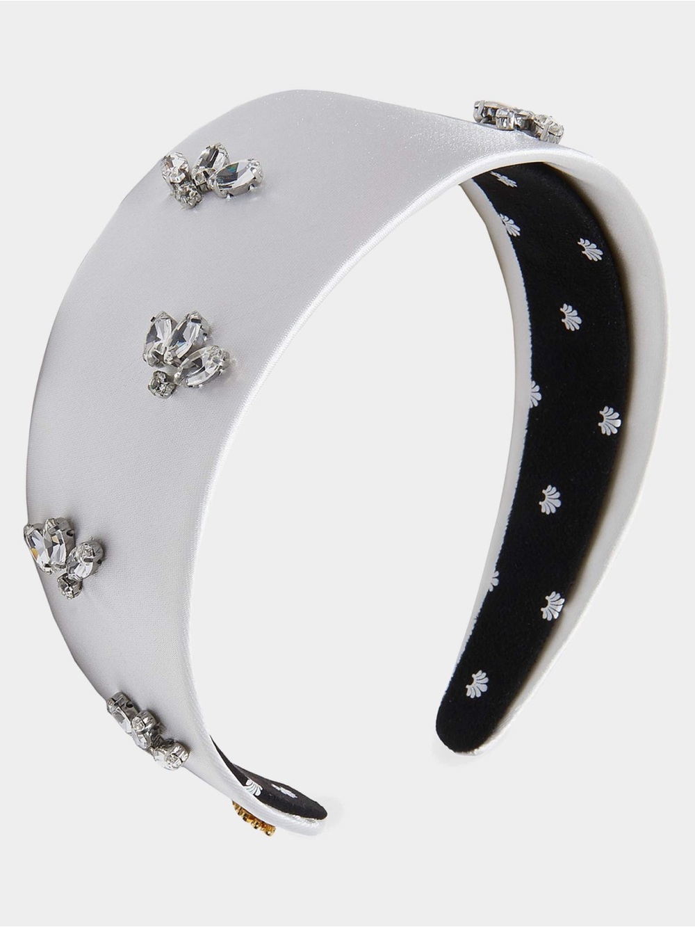 Lele Sadoughi Brigitte Ivory Rhinestone Embellished Headband - NWT
